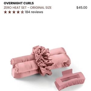 Heatless curler set by eternal muse. Brand new comes with entire kit